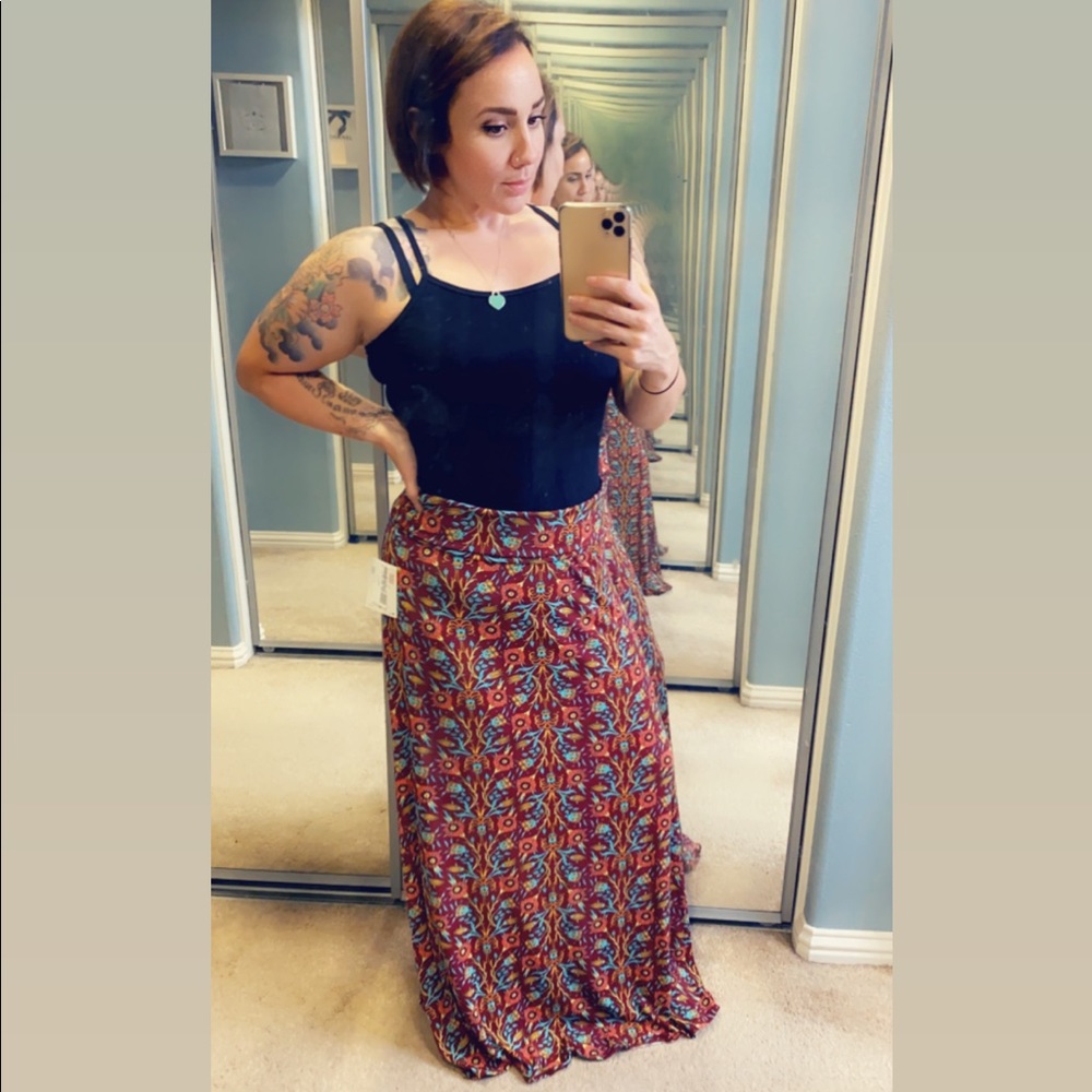 Beautiful multicolored maxi skirt